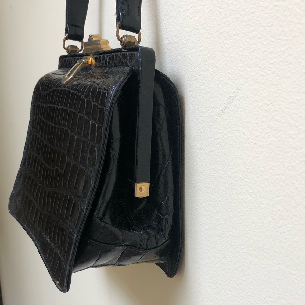 🐊 Saks vintage (genuine) alligator skin bag 🐊 - Picture 6 of 16